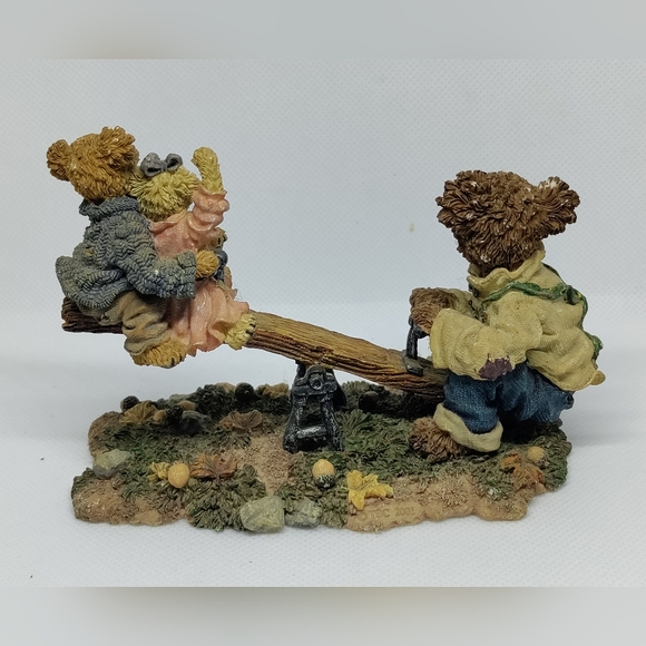 2001 VTG Boyds Bears & Friends Grandpa Bearykins with Molly & Jeff - Picture 3 of 7